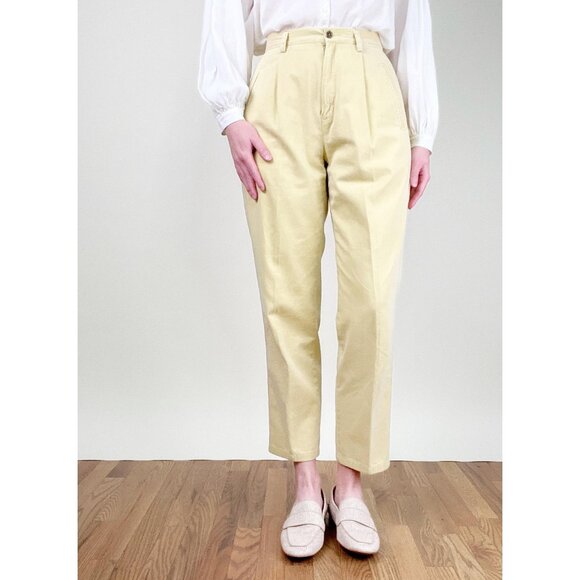 Vintage High Rise Waisted Denim Jean Pants Straight Leg Coastal Old Money Luxury - Picture 6 of 9